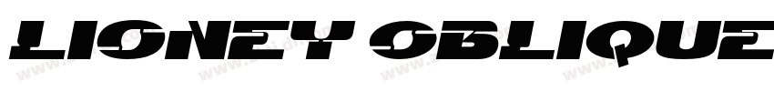 Lioney Oblique字体转换